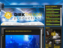 Tablet Screenshot of dtproductions.co.za
